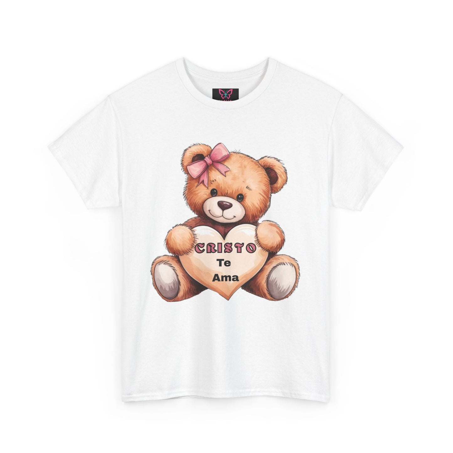 Cute Bear Graphic Tee for Kids, Personalized Birthday Gift, Heavy Cotton T-Shirt, Cute Animal T-Shirt, Unique Gift Idea