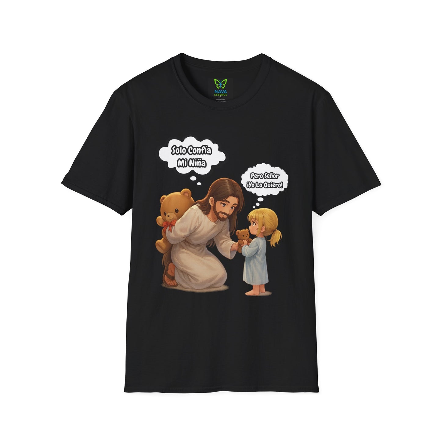 Faithful Inspiration T-Shirt, Christian Humor Tee, Spiritual Gift, Casual Everyday Wear, Family Reunion Shirt, Youth Group Apparel