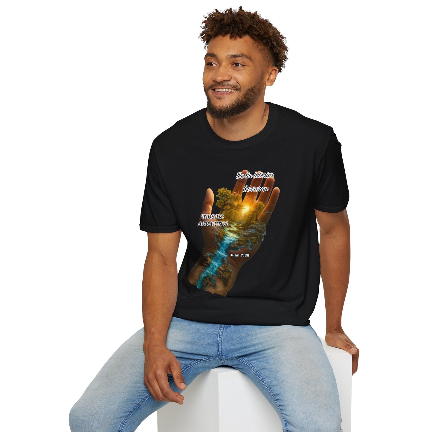 Nature-Inspired T-Shirt, Motivational Art Tee, Gift for Nature Lovers, Relaxed Fit Wear, Inspirational Quote Shirt