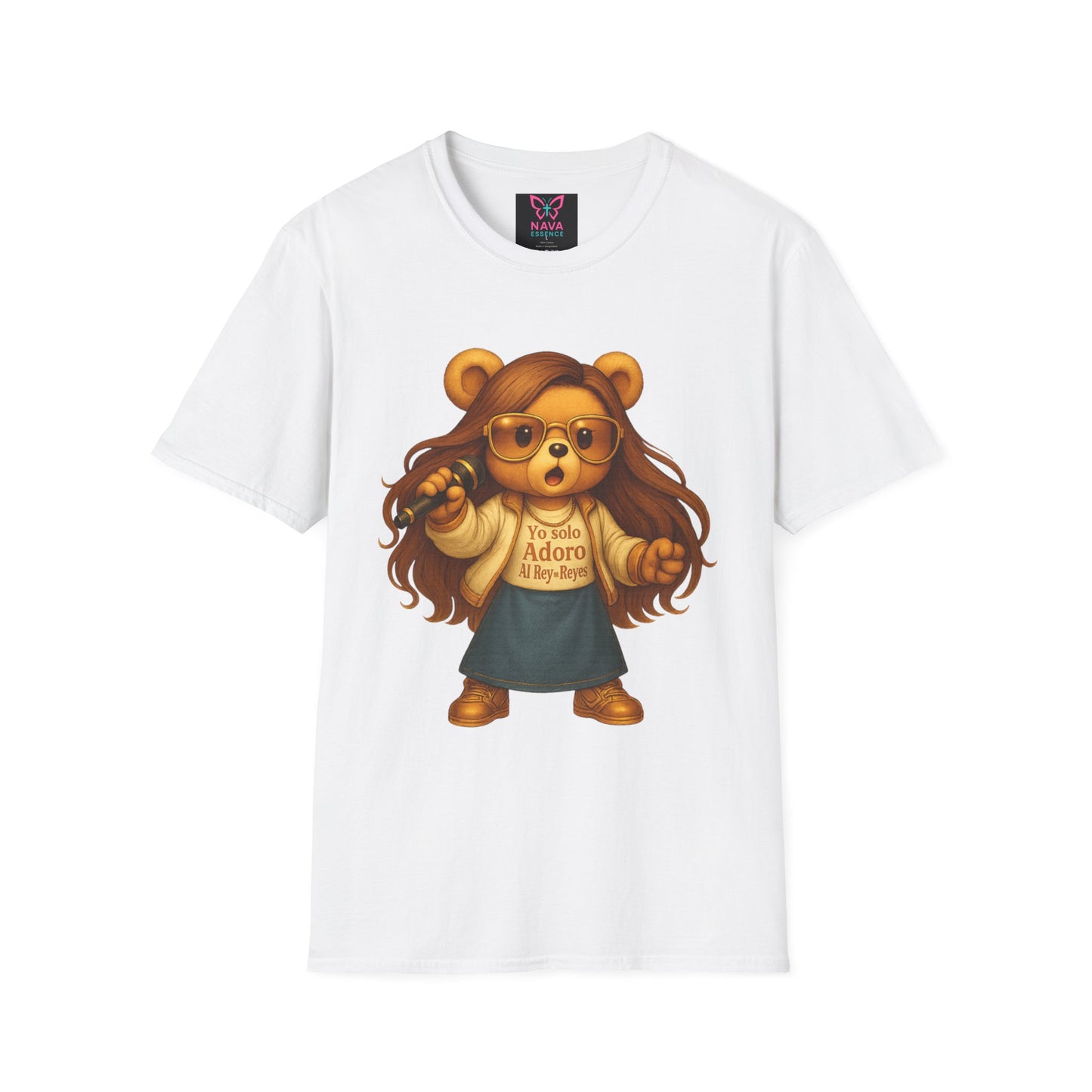 Trendy Graphic Tee, Cute Bear T-Shirt, Animal Lover Shirt, Gift for Friends, Casual Style Apparel