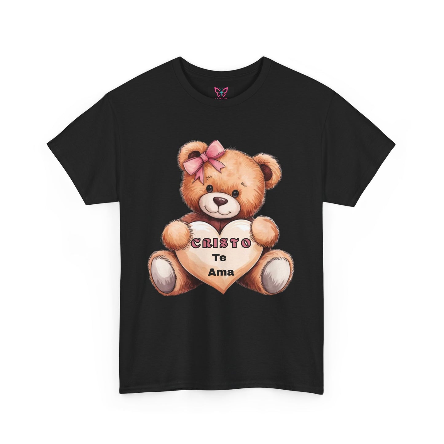 Cute Bear Graphic Tee for Kids, Personalized Birthday Gift, Heavy Cotton T-Shirt, Cute Animal T-Shirt, Unique Gift Idea