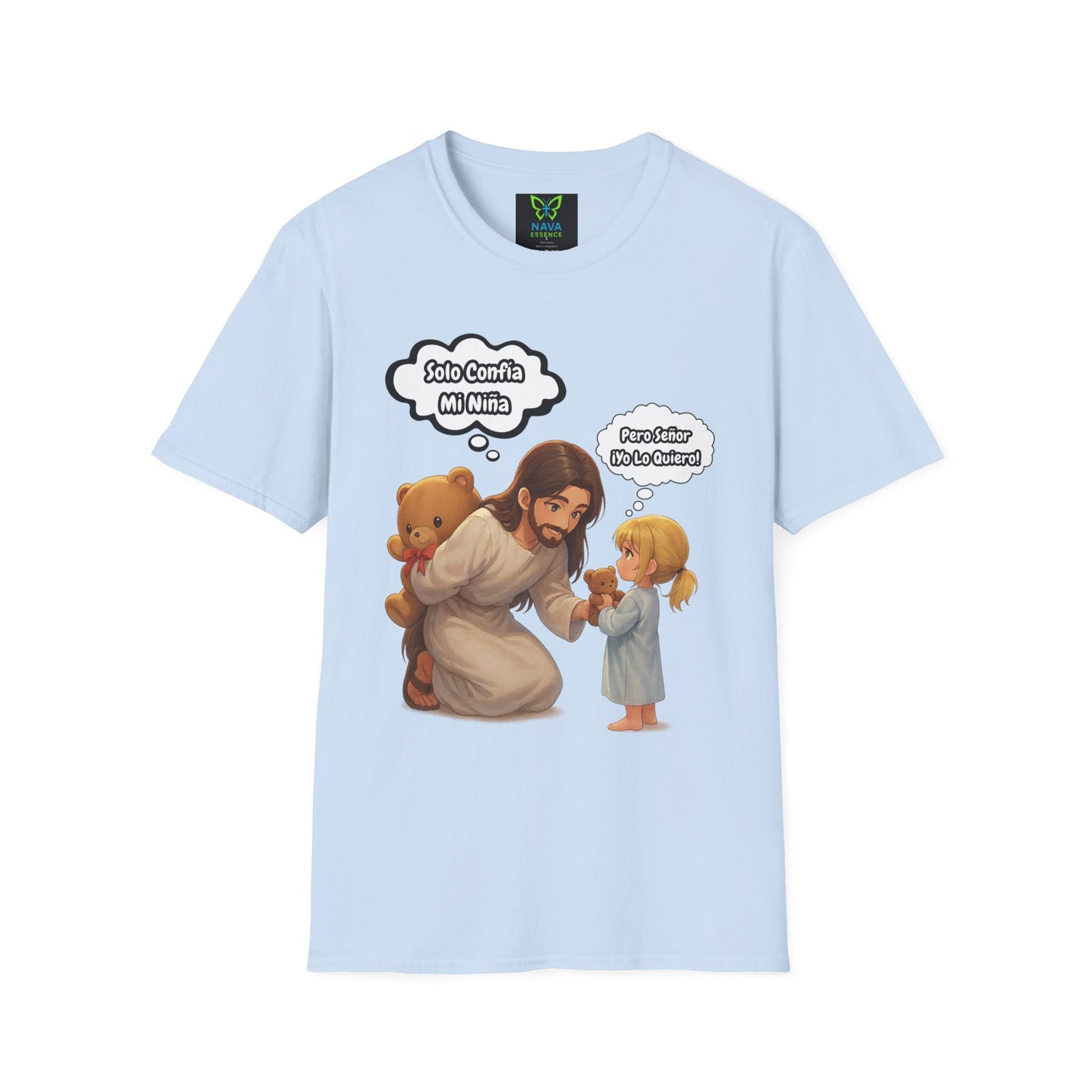 Faithful Inspiration T-Shirt, Christian Humor Tee, Spiritual Gift, Casual Everyday Wear, Family Reunion Shirt, Youth Group Apparel