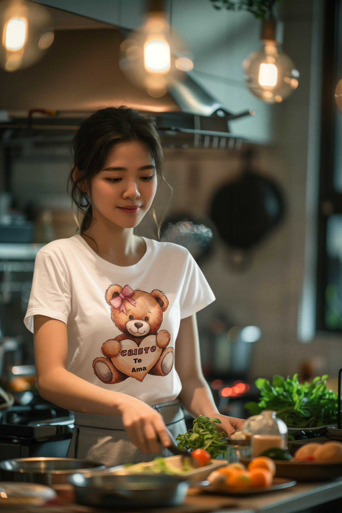 Cute Bear Graphic Tee for Kids, Personalized Birthday Gift, Heavy Cotton T-Shirt, Cute Animal T-Shirt, Unique Gift Idea