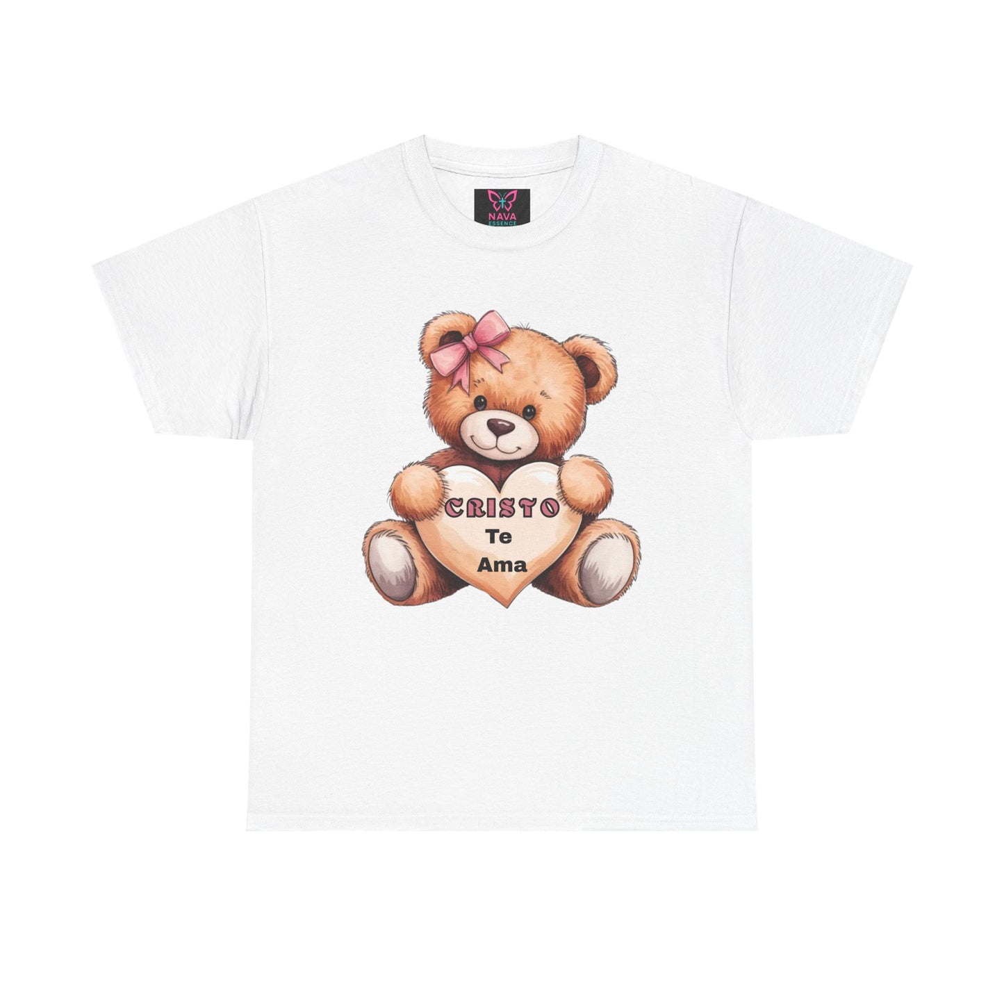 Cute Bear Graphic Tee for Kids, Personalized Birthday Gift, Heavy Cotton T-Shirt, Cute Animal T-Shirt, Unique Gift Idea