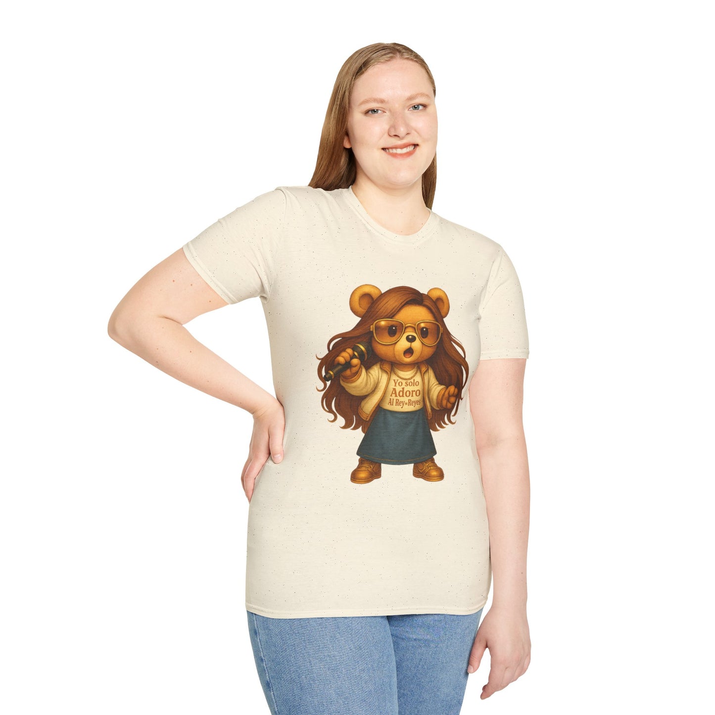 Trendy Graphic Tee, Cute Bear T-Shirt, Animal Lover Shirt, Gift for Friends, Casual Style Apparel