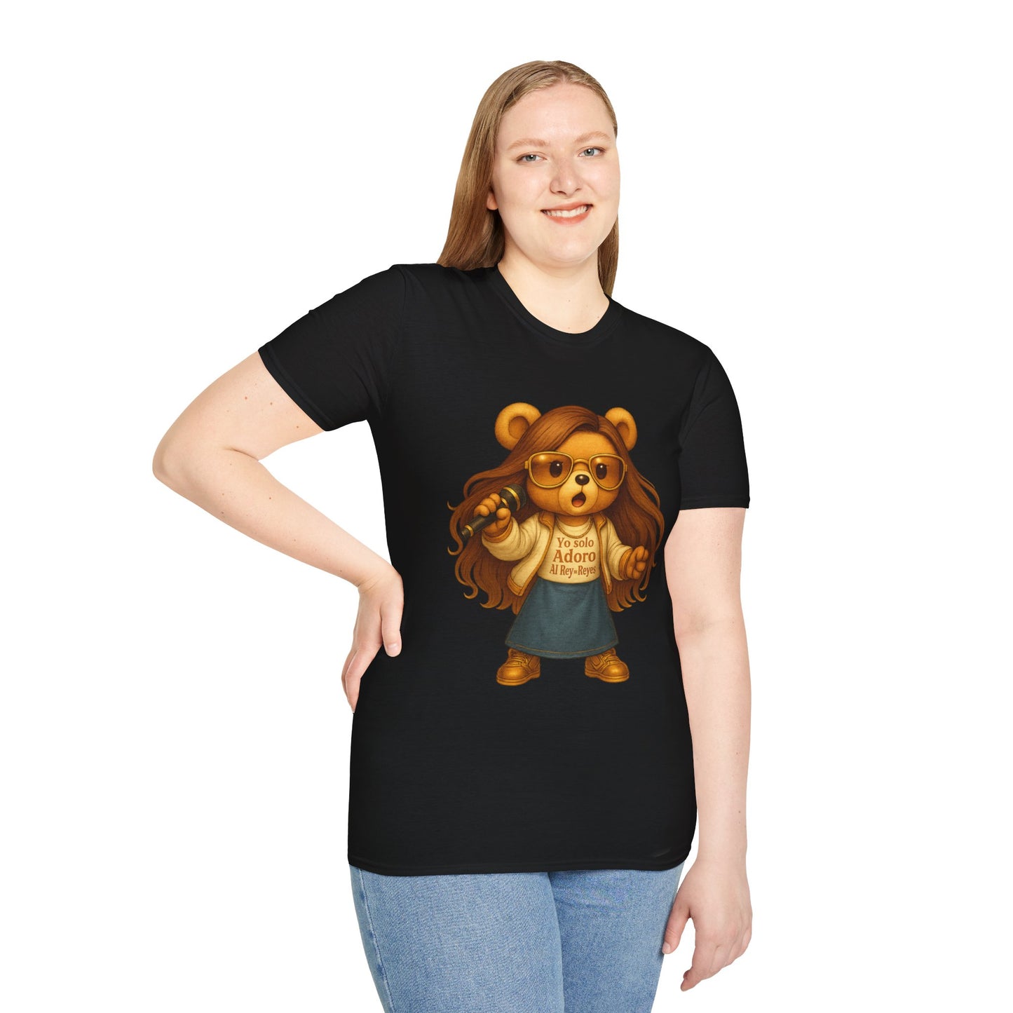 Trendy Graphic Tee, Cute Bear T-Shirt, Animal Lover Shirt, Gift for Friends, Casual Style Apparel