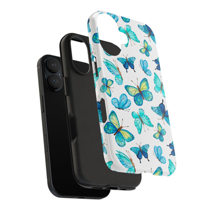 Mariposa Azul-Tough Phone Cases