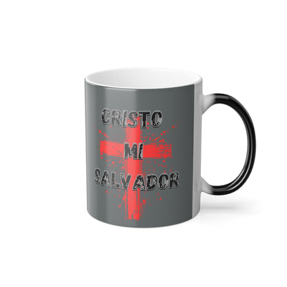 Cristo Mi Salvador-Color Morphing Mug, 11oz