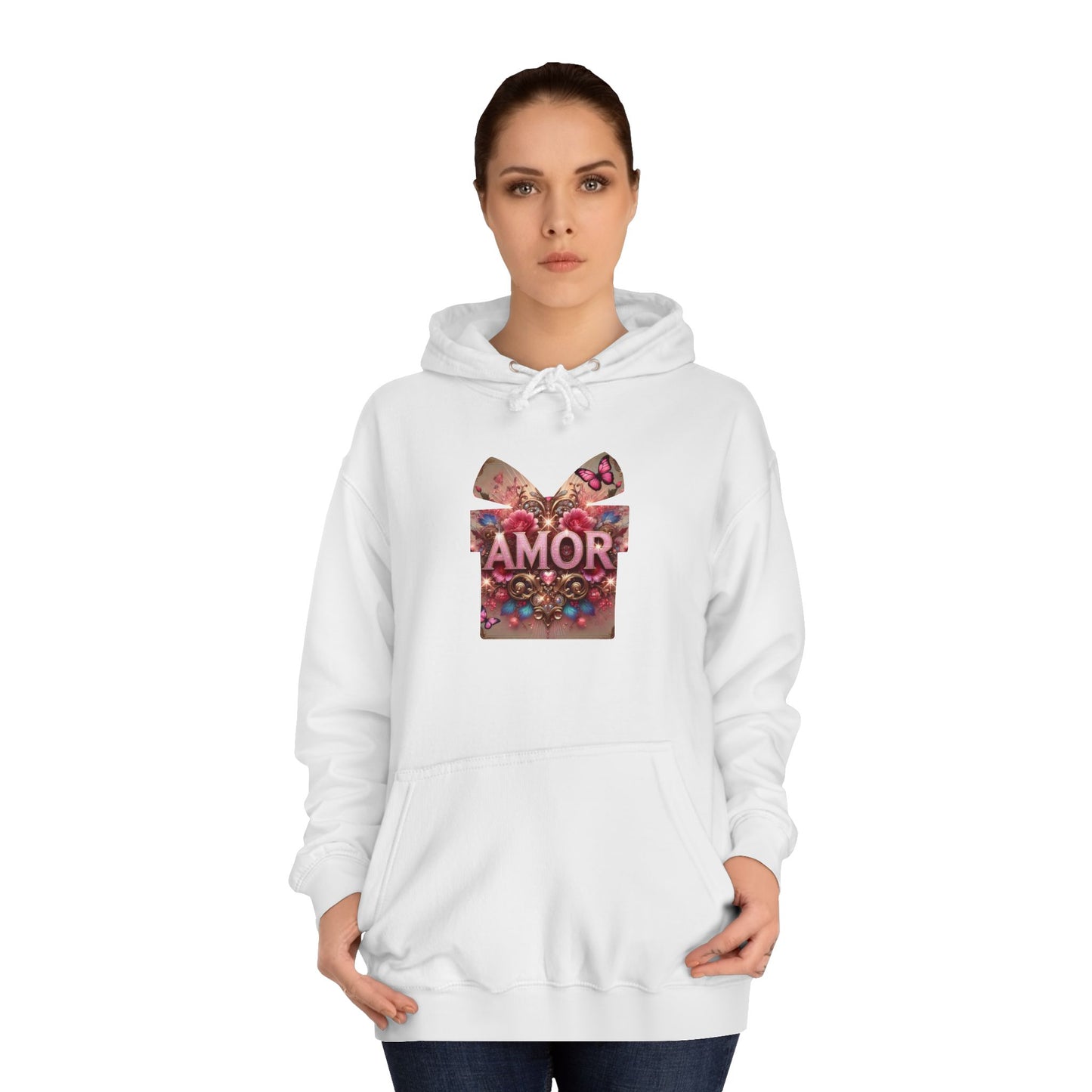 Women- College Hoodie-Amor