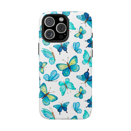 Mariposa Azul-Tough Phone Cases