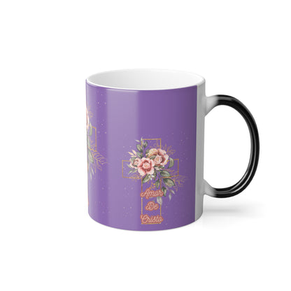 Coronadas en Fe Collection-   Amor De Cristo-Color Morphing Mug, 11oz