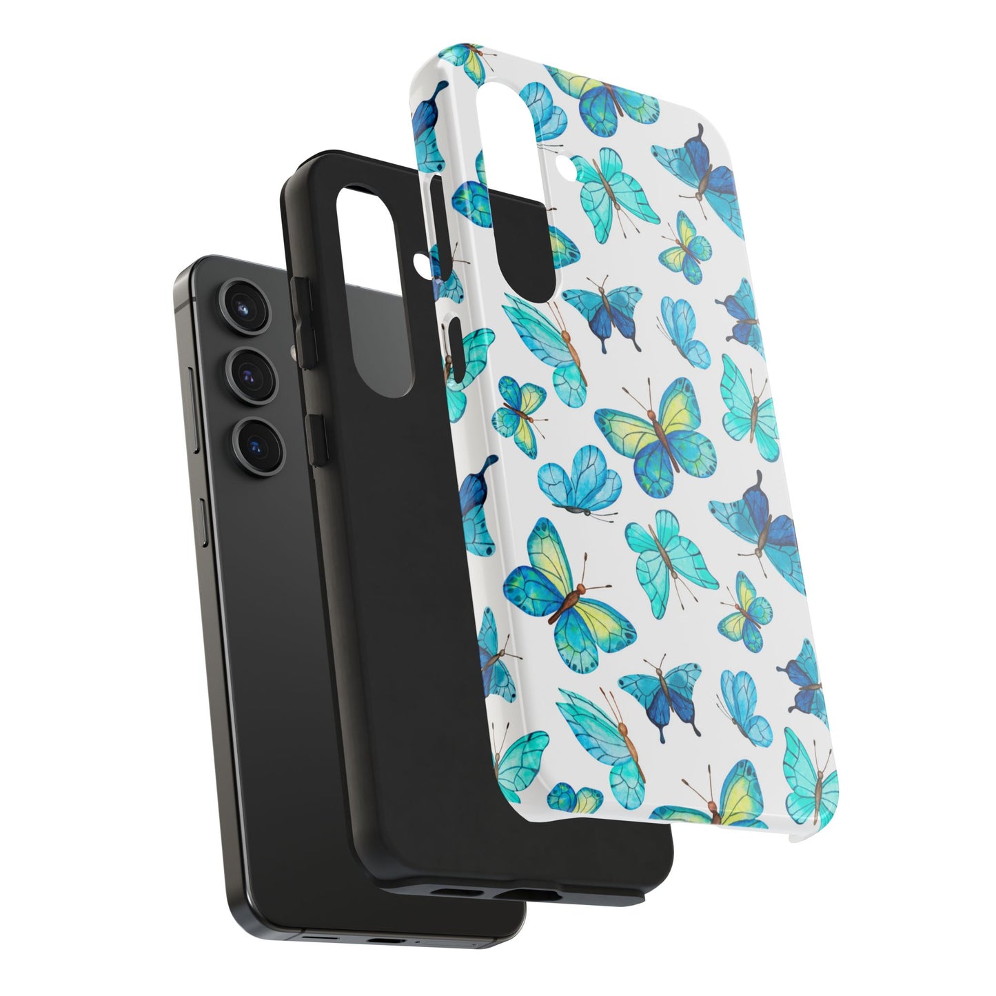 Mariposa Azul-Tough Phone Cases