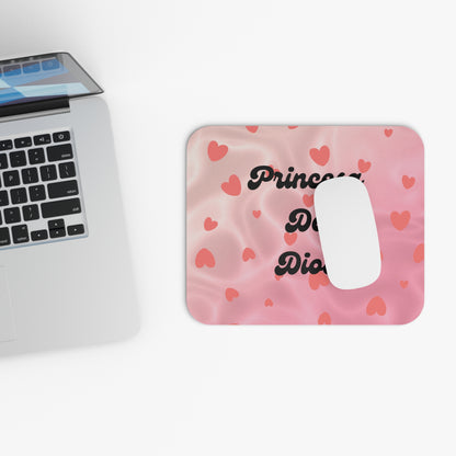 Mouse Pad (Rectangle) Princesa De Dios (Rosa, Corazon)