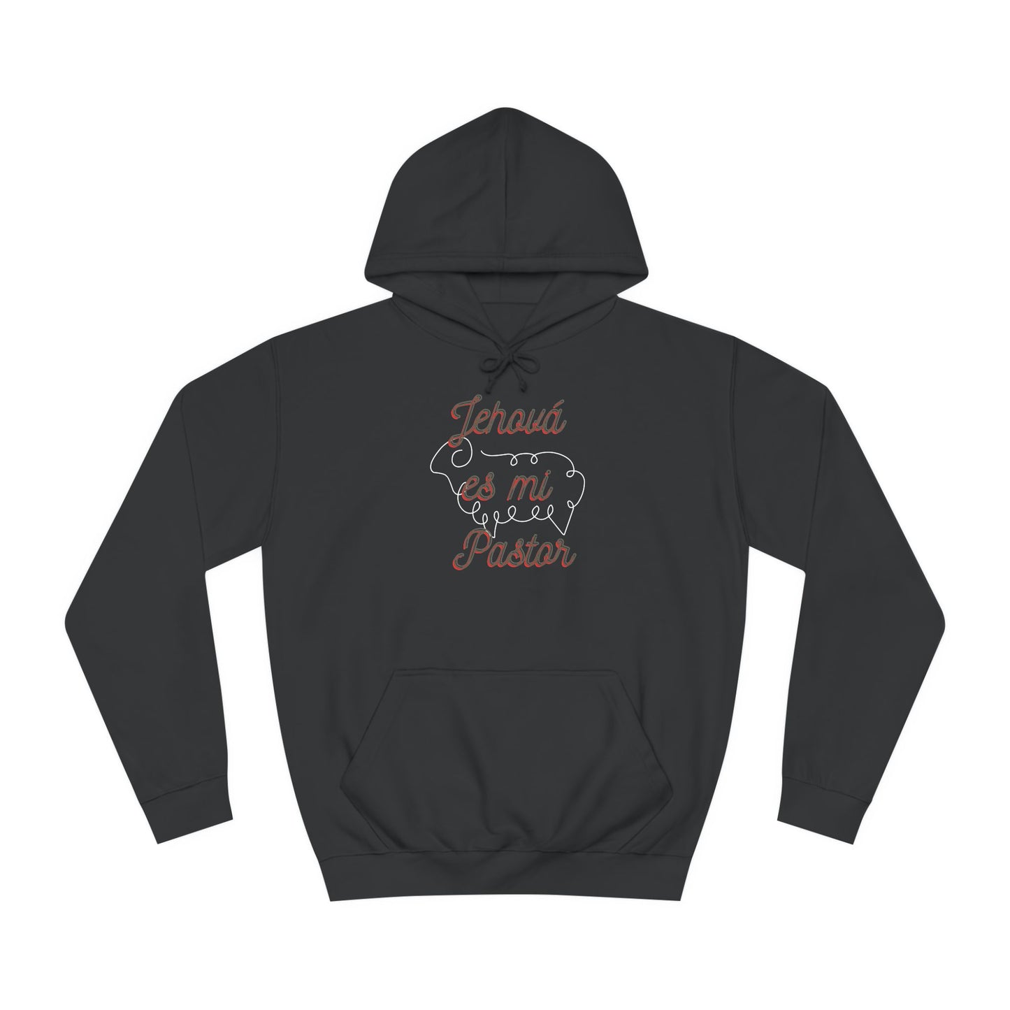 Men College Hoodie-- Jehova Es Mi Pastor