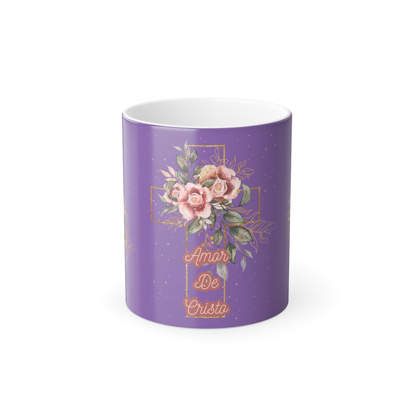 Coronadas en Fe Collection-   Amor De Cristo-Color Morphing Mug, 11oz