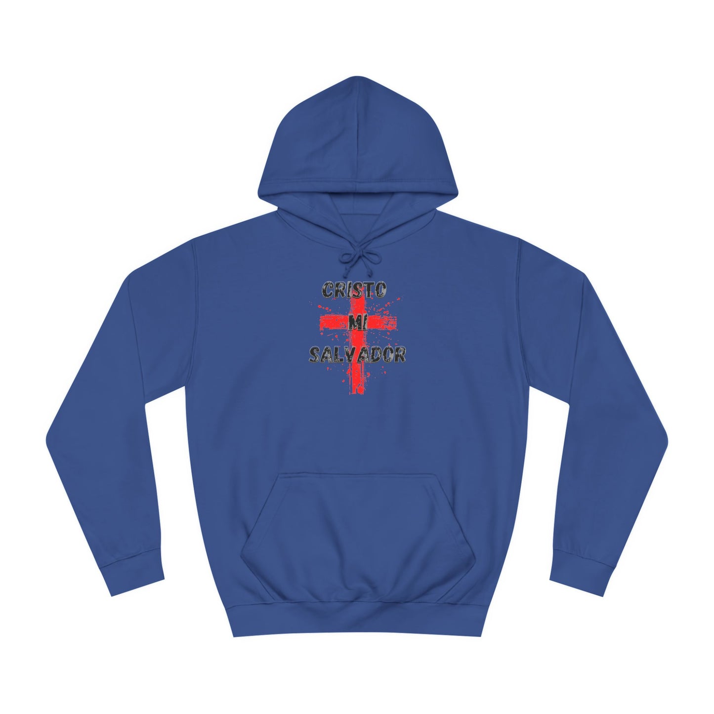 Men College Hoodie-- Cristo Mi Salvador