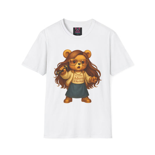 Trendy Graphic Tee, Cute Bear T-Shirt, Animal Lover Shirt, Gift for Friends, Casual Style Apparel