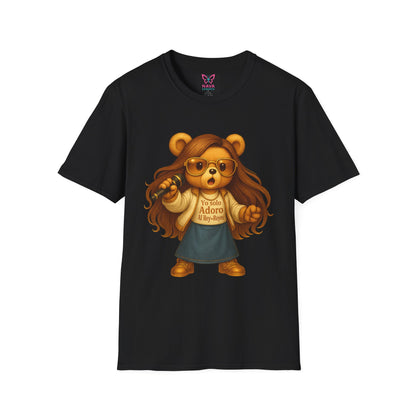 Trendy Graphic Tee, Cute Bear T-Shirt, Animal Lover Shirt, Gift for Friends, Casual Style Apparel