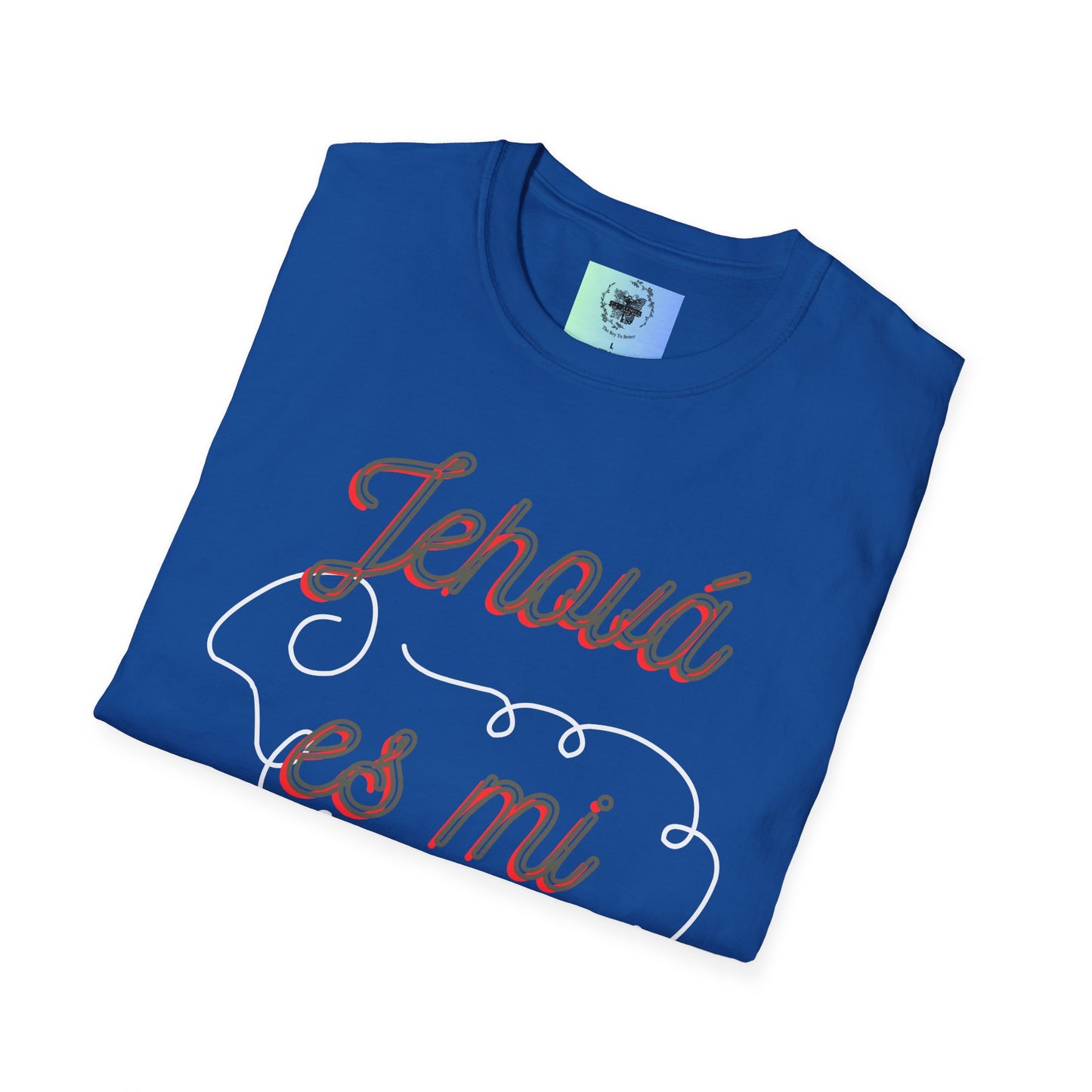 Men Softstyle T-Shirt-- Jehova Es Mi Pastor