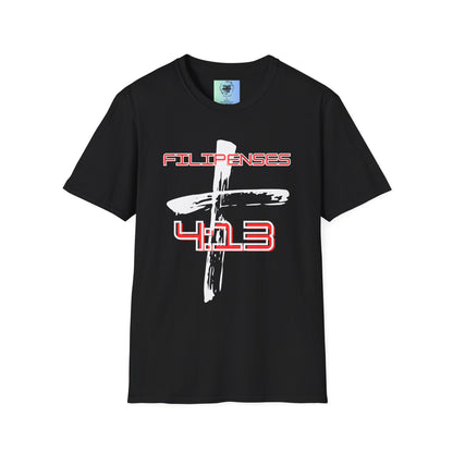 Men Softstyle T-Shirt-- Filipenses 4:13