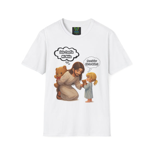 Faithful Inspiration T-Shirt, Christian Humor Tee, Spiritual Gift, Casual Everyday Wear, Family Reunion Shirt, Youth Group Apparel