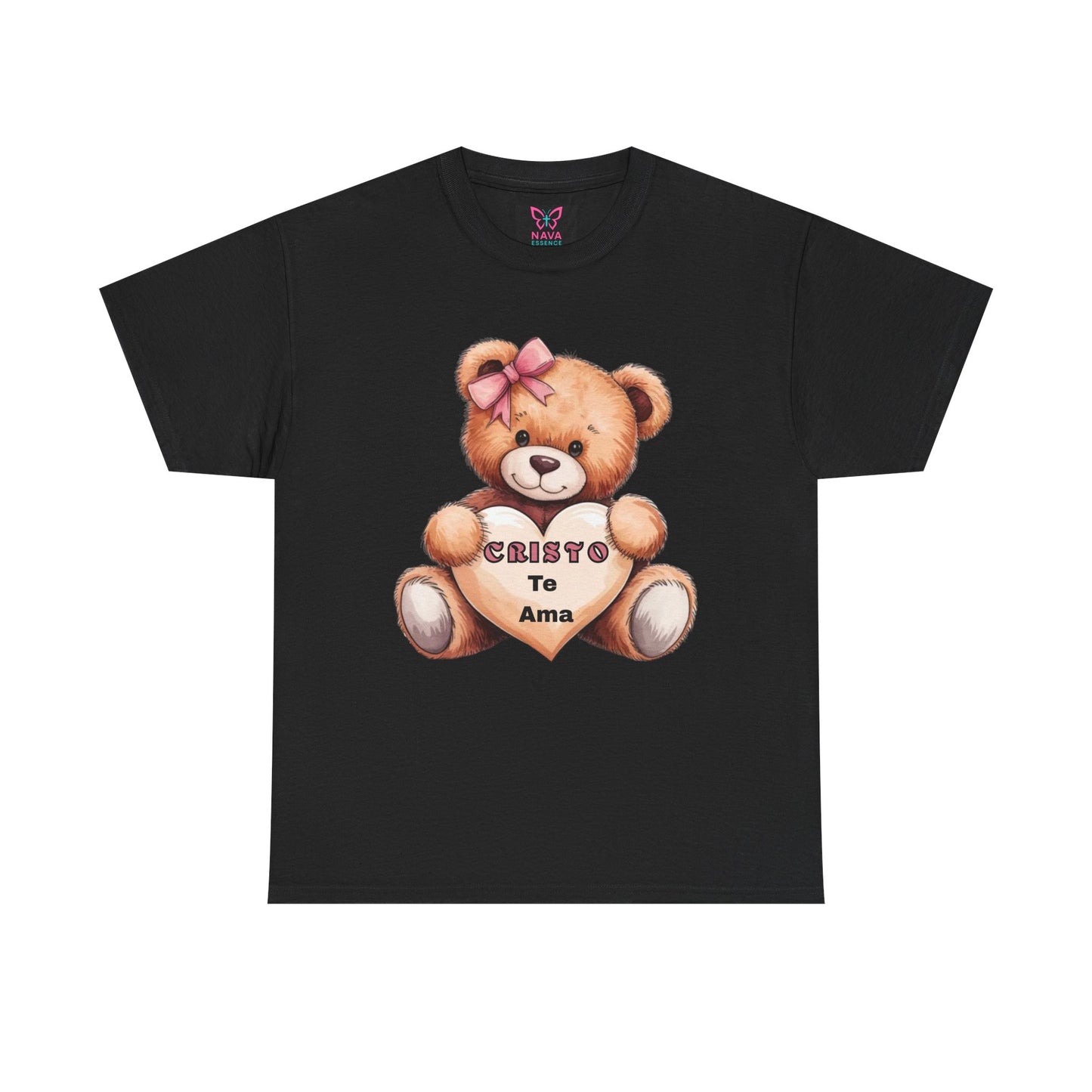 Cute Bear Graphic Tee for Kids, Personalized Birthday Gift, Heavy Cotton T-Shirt, Cute Animal T-Shirt, Unique Gift Idea