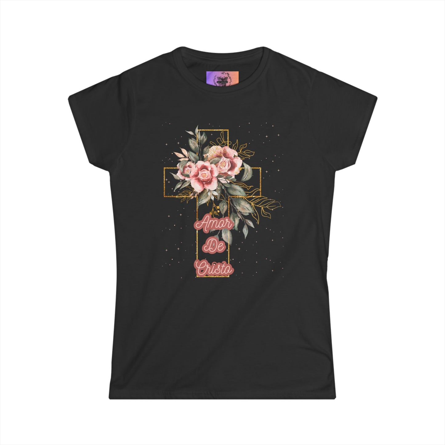 Women's Softstyle Tee-- Amor De Cristo