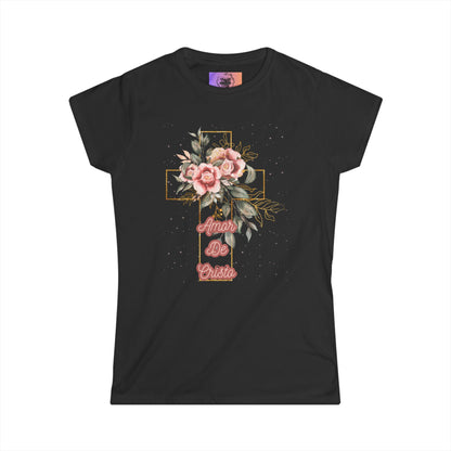 Women's Softstyle Tee-- Amor De Cristo