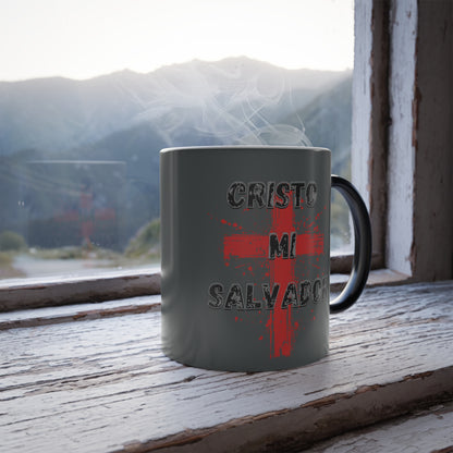 Cristo Mi Salvador-Color Morphing Mug, 11oz