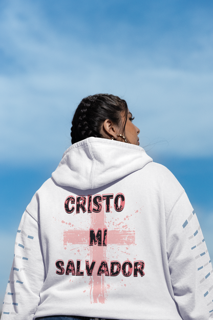 Women College Hoodie-- Cristo Mi Salvador