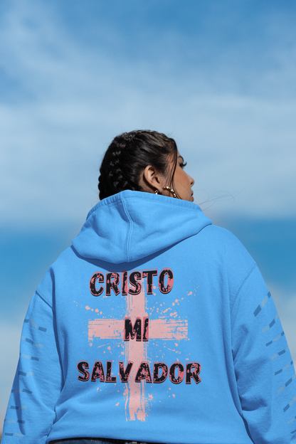 Women College Hoodie-- Cristo Mi Salvador