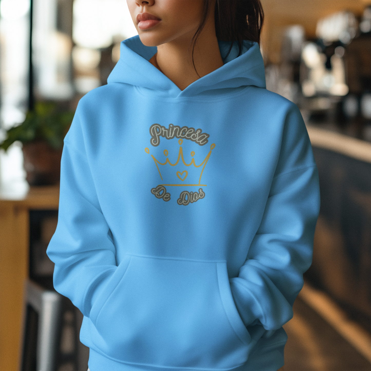 Women College Hoodie- Princesa De Dios