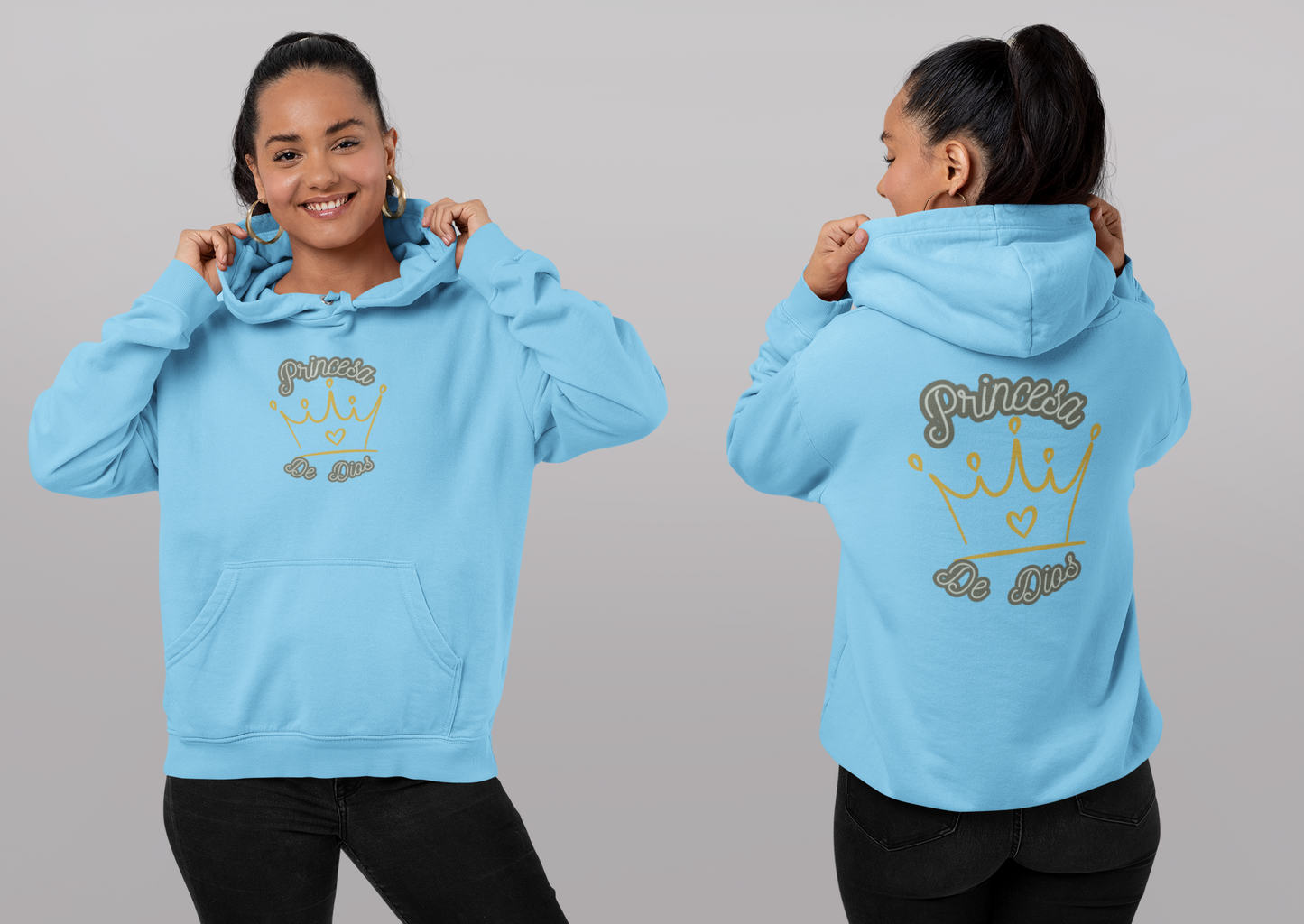 Women College Hoodie- Princesa De Dios