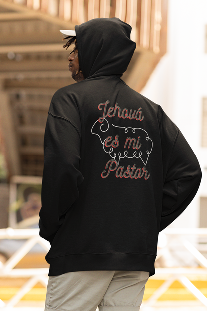 Men College Hoodie-- Jehova Es Mi Pastor