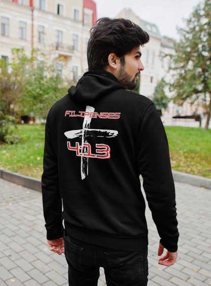 Men College Hoodie-- Filipenses 4:13