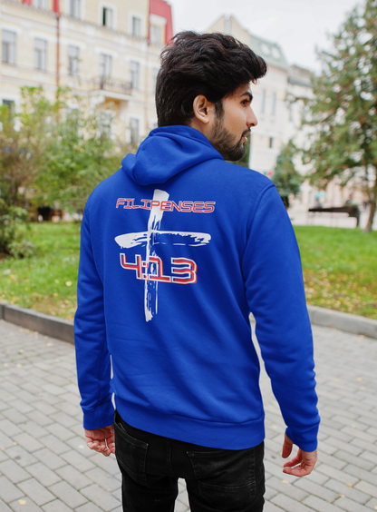 Men College Hoodie-- Filipenses 4:13