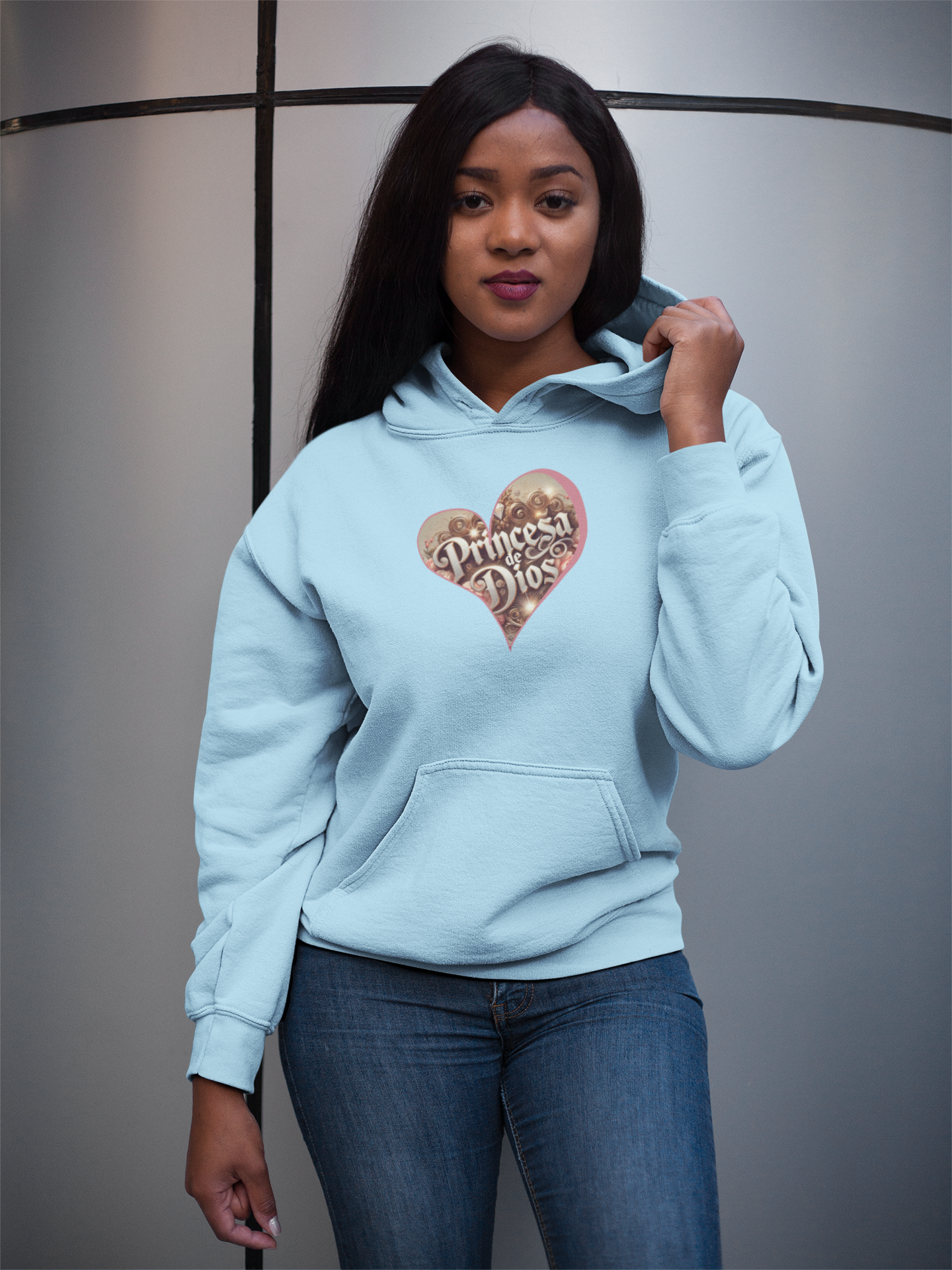 Women College Hoodie- Princesa De Dios