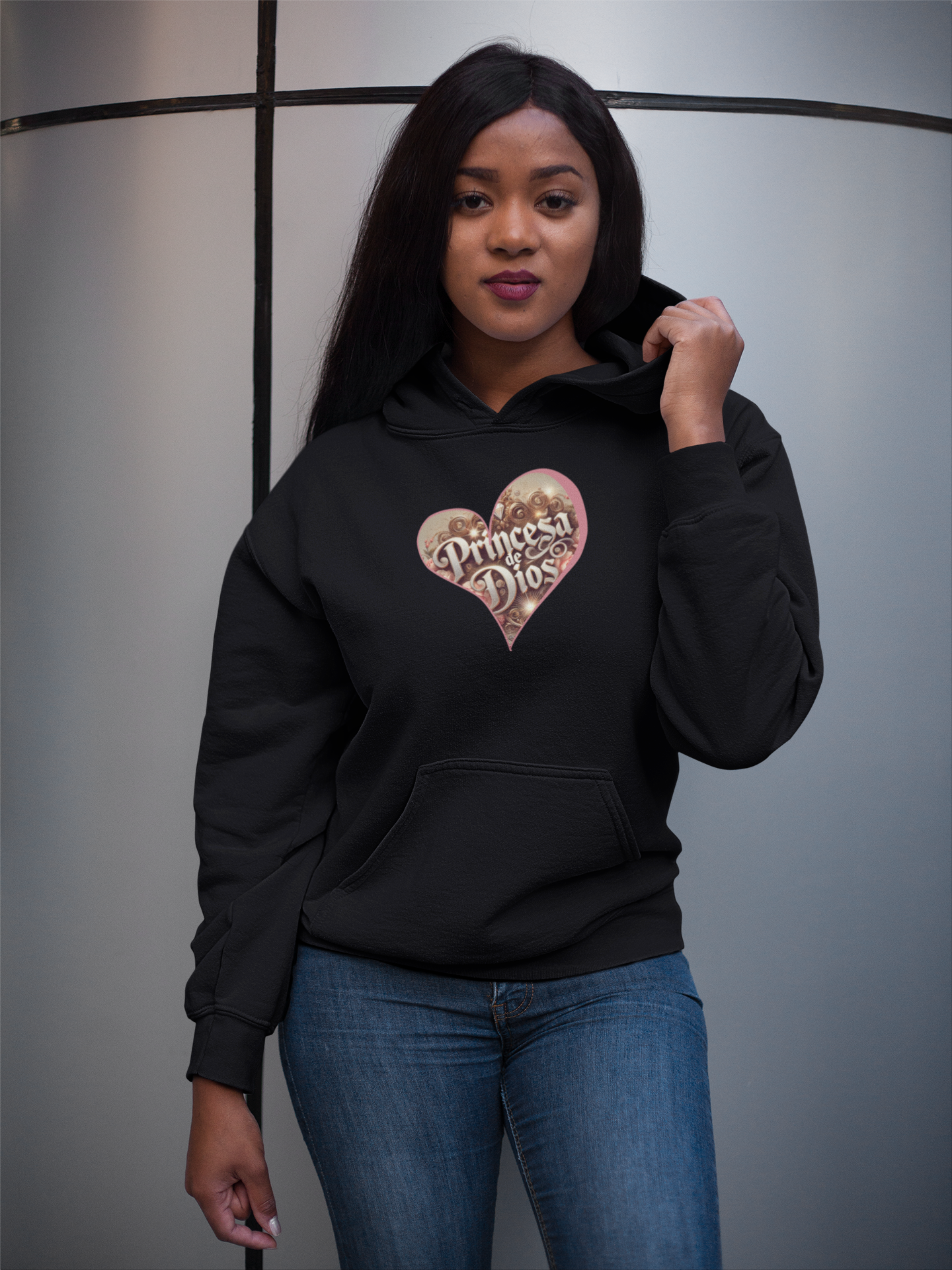 Women College Hoodie- Princesa De Dios