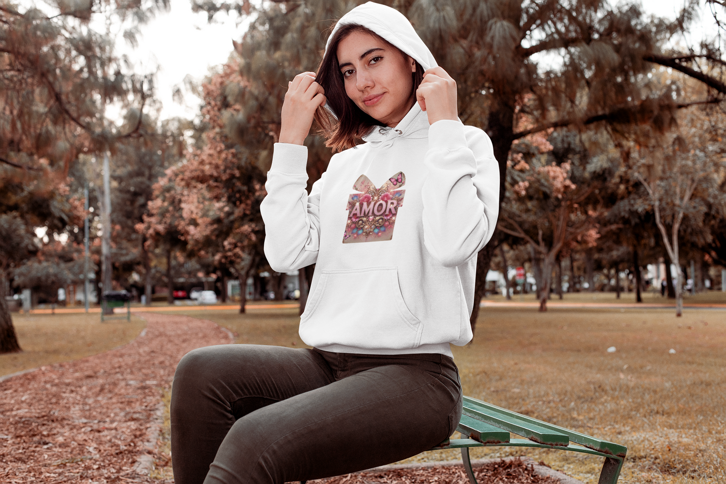 Women- College Hoodie-Amor