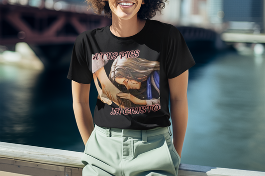 Faith-Inspired Heavy Cotton Tee, Vintage Christian T-Shirt, Spiritual Gift, Religious Apparel, Inspirational Clothing