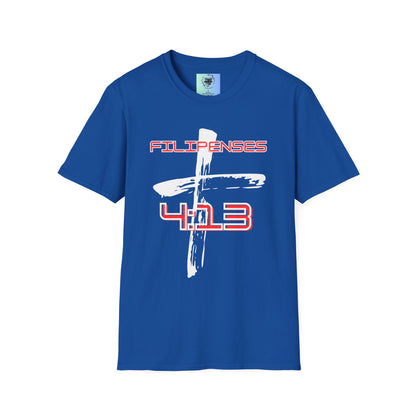 Men Softstyle T-Shirt-- Filipenses 4:13