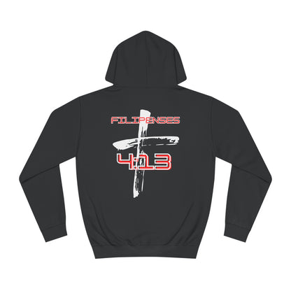 Men College Hoodie-- Filipenses 4:13