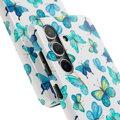 Mariposa Azul-Tough Phone Cases