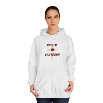 Women College Hoodie-- Cristo Mi Salvador