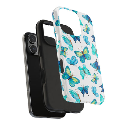 Mariposa Azul-Tough Phone Cases