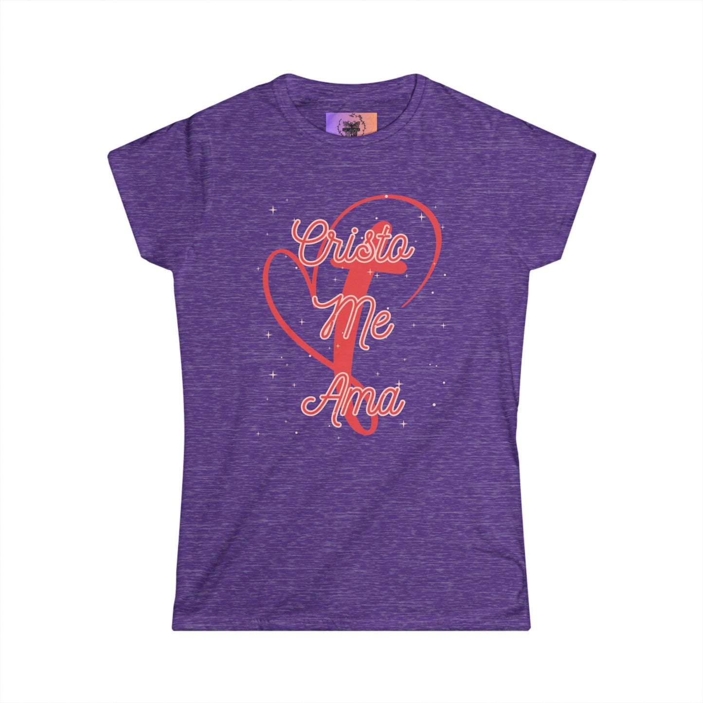 Women's Softstyle Tee-- Cristo Me Ama