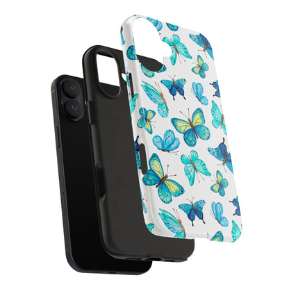 Mariposa Azul-Tough Phone Cases