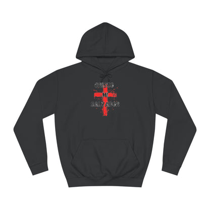 Men College Hoodie-- Cristo Mi Salvador