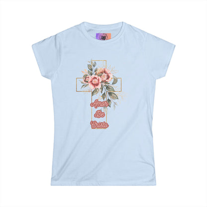 Women's Softstyle Tee-- Amor De Cristo