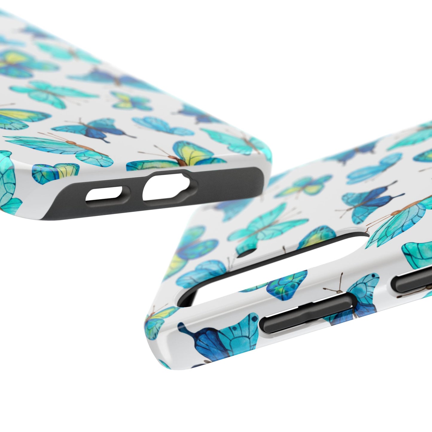 Mariposa Azul-Tough Phone Cases